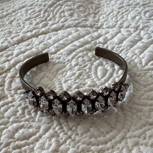 Anthropologie Crystal Embellished Bracelet